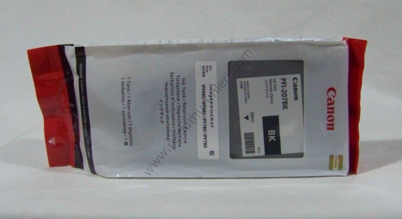 Canon PFI-207BK Photo Black Kartuş 300ml