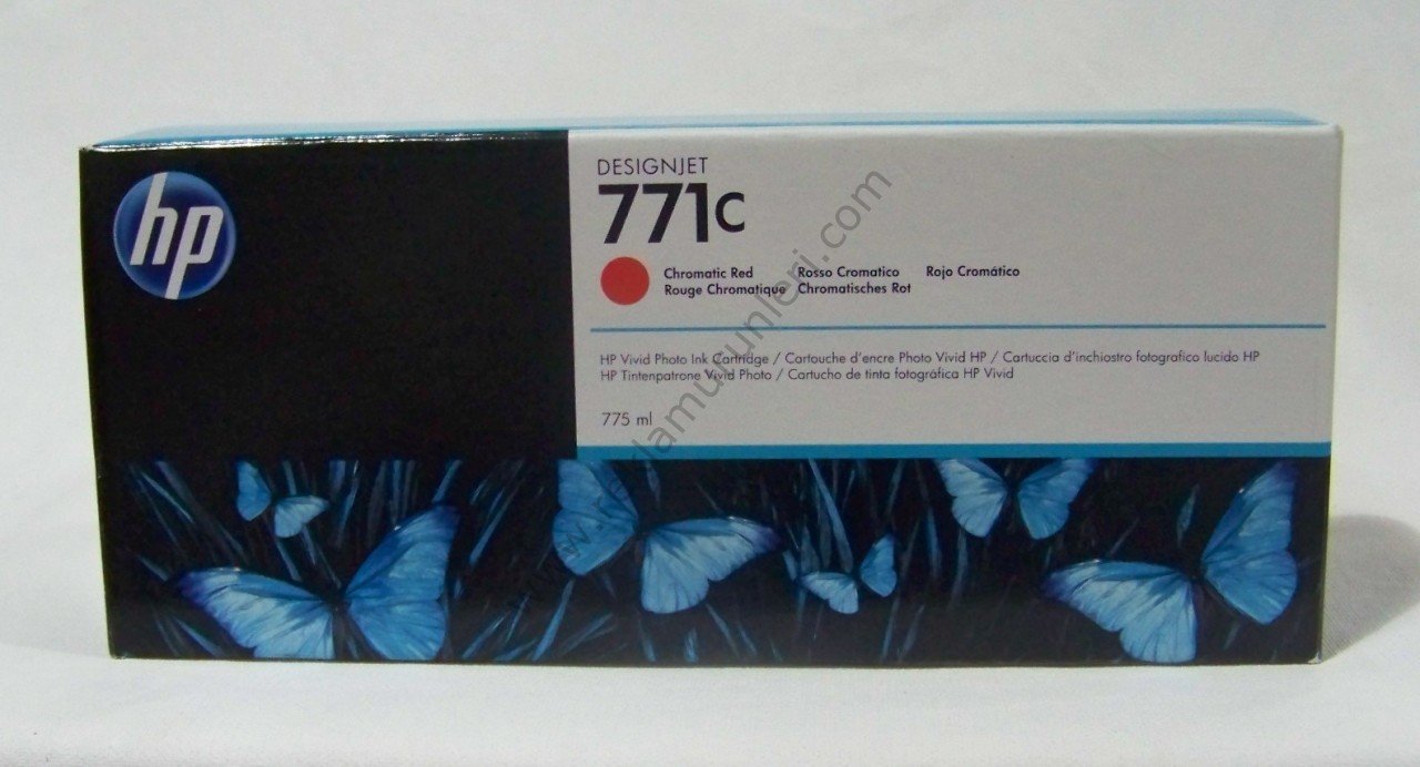 HP B6Y08A Chromatic Red Kartuş 775ml *2020 Tarihli*