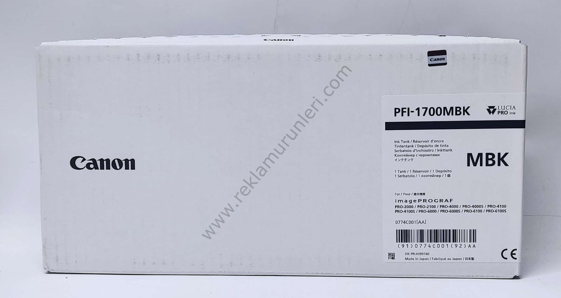 Canon PFI-1700MBK Matte Black Kartuş 700ml