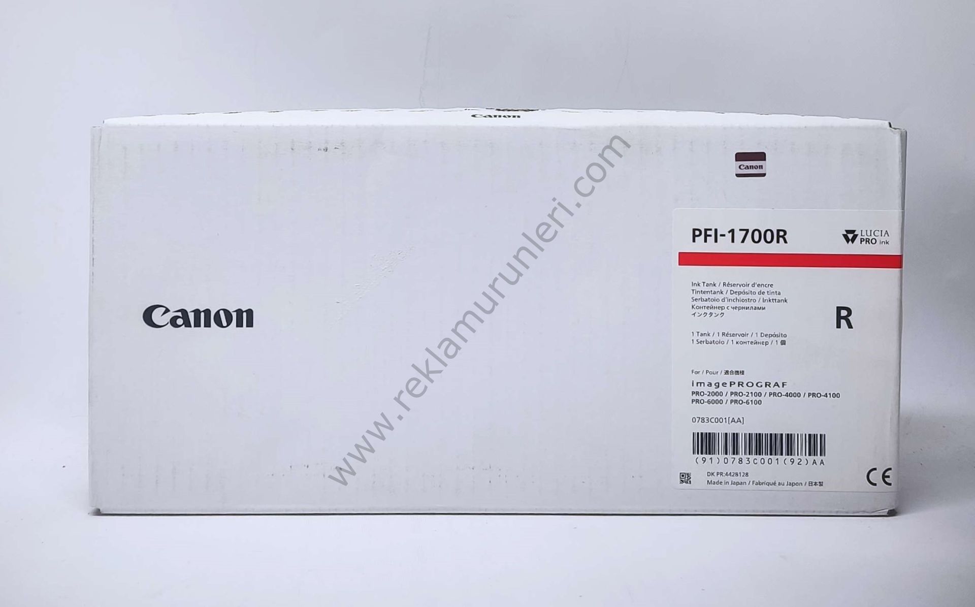 Canon PFI-1700R Red Kartuş 700ml