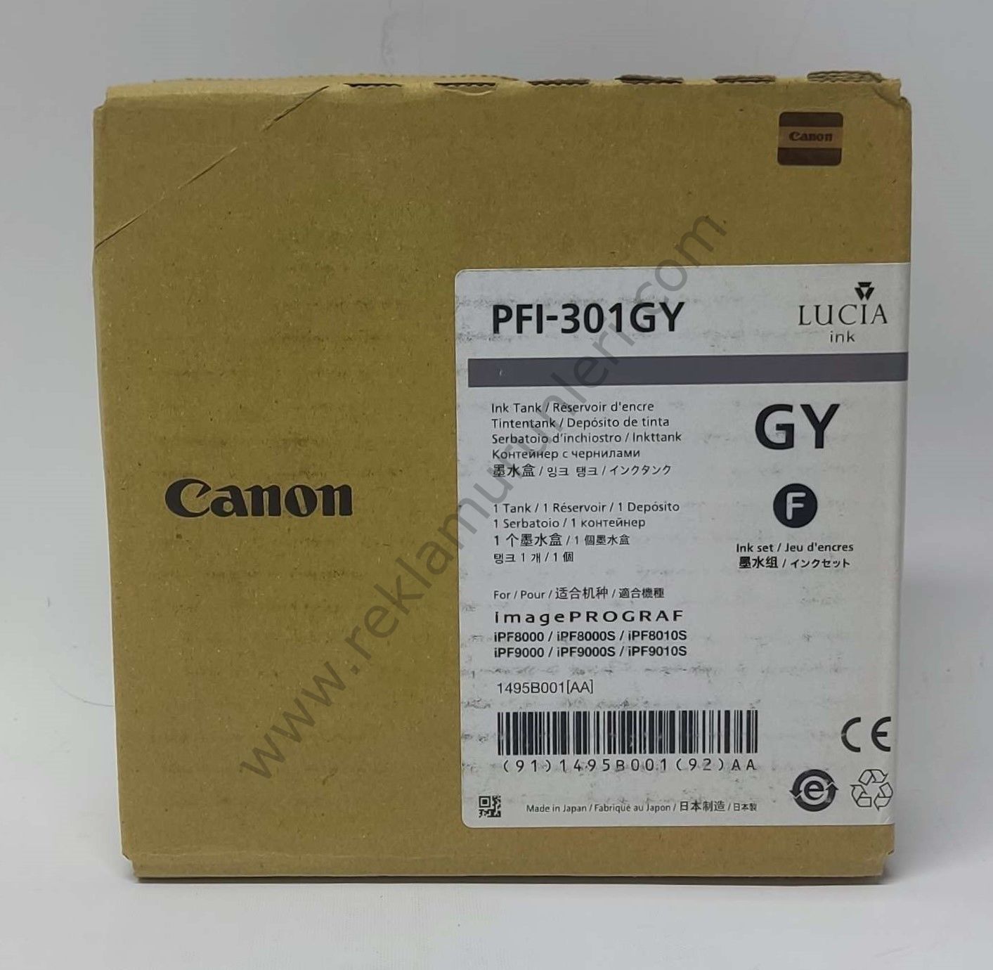 Canon PFI 301Gy Gray Kartuş 330ml