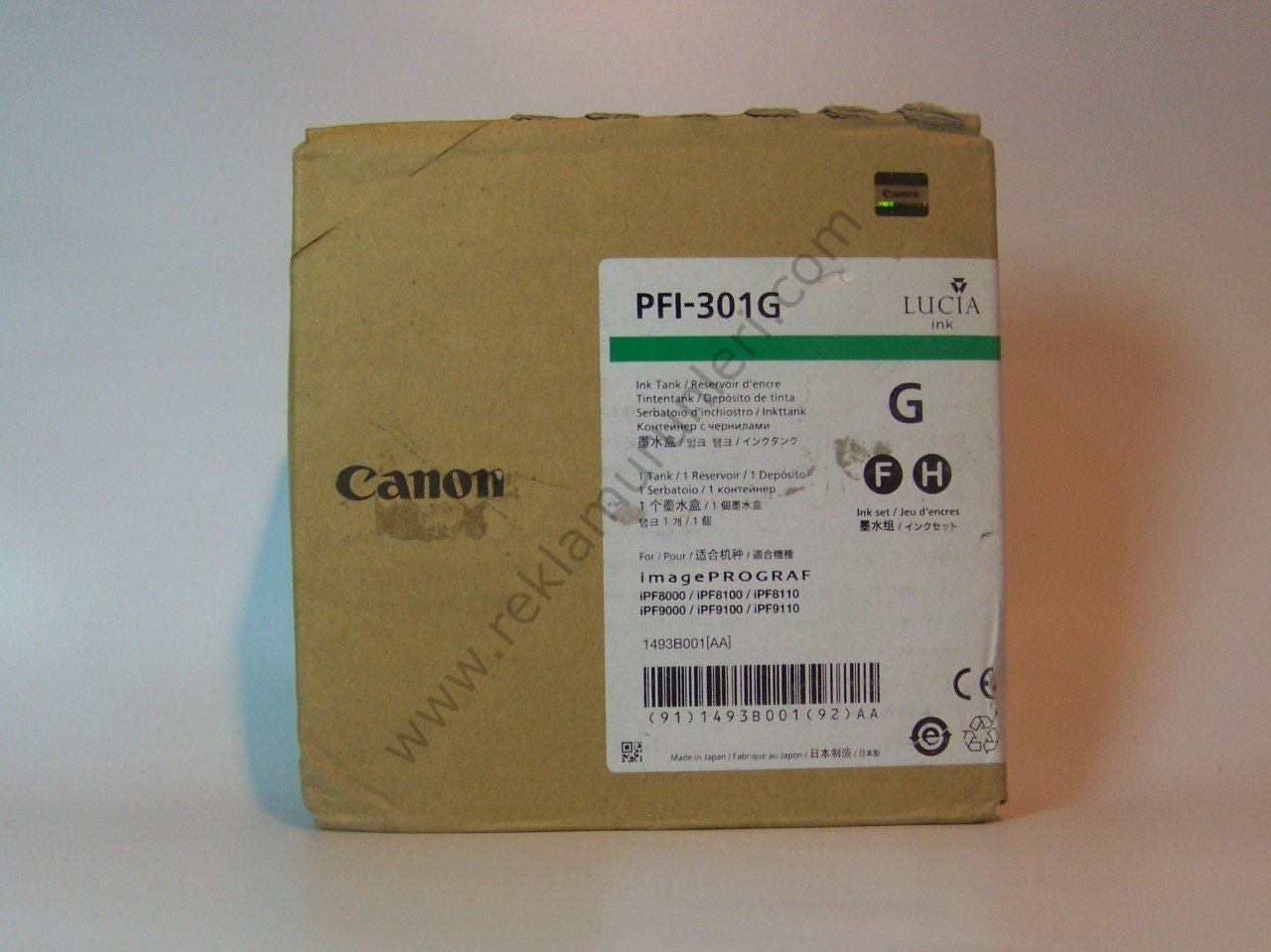 Canon PFI 301G Green Kartuş 330ml