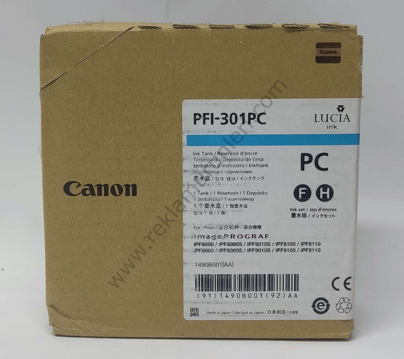 Canon PFI 301PC Photo Cyan Kartuş 330ml