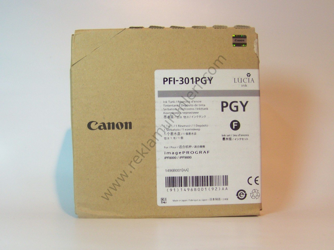 Canon PFI 301PGy Photo Gray Kartuş 330ml