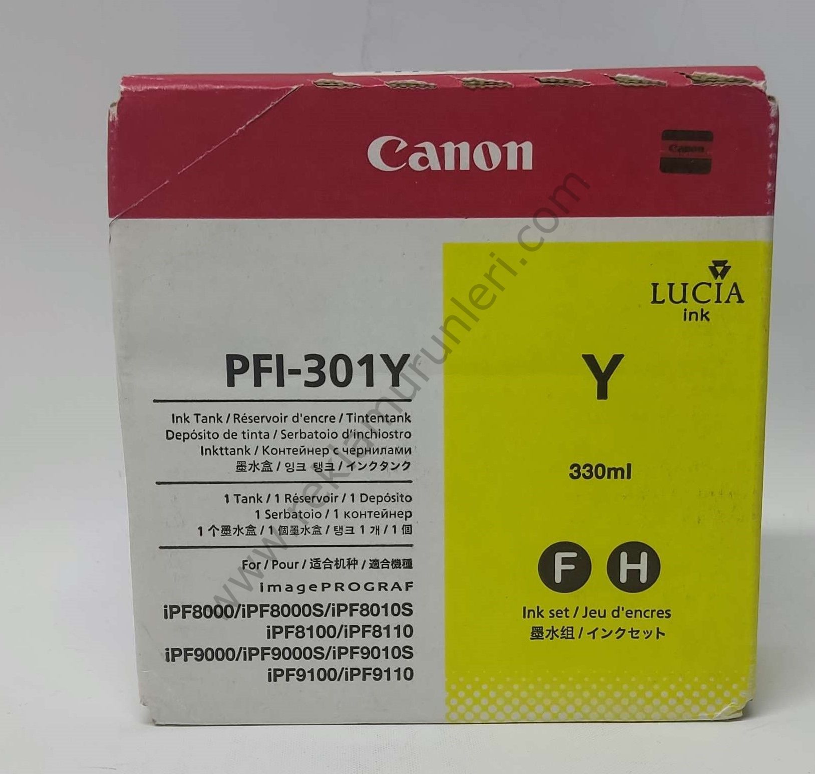 Canon PFI 301Y Yellow Kartuş 330ml