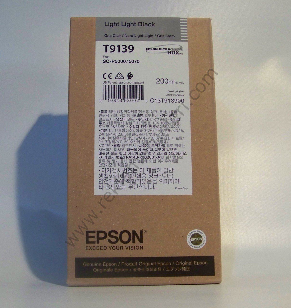 Epson T9139 Light Light Black 200ml Kartuş
