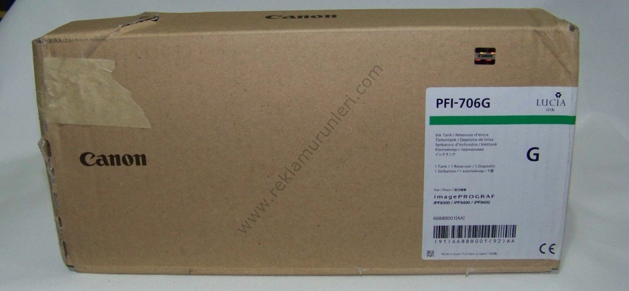 Canon PFI 706G Green Kartuş 700ml