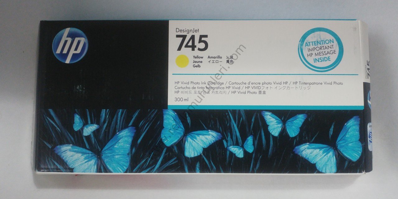 HP F9K02A Yellow Kartuş 300ml