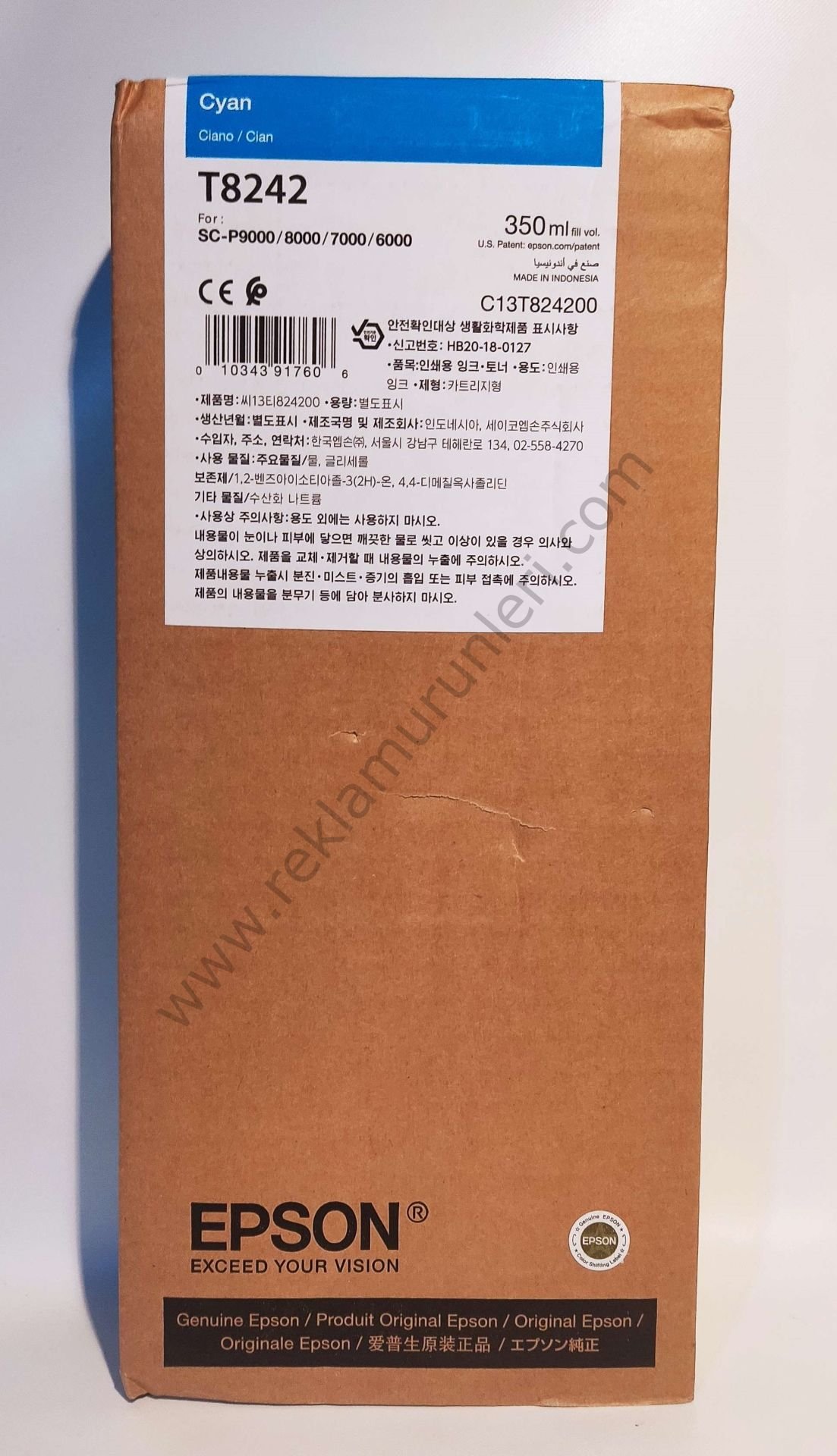 Epson T8242 Cyan 350ml Kartuş