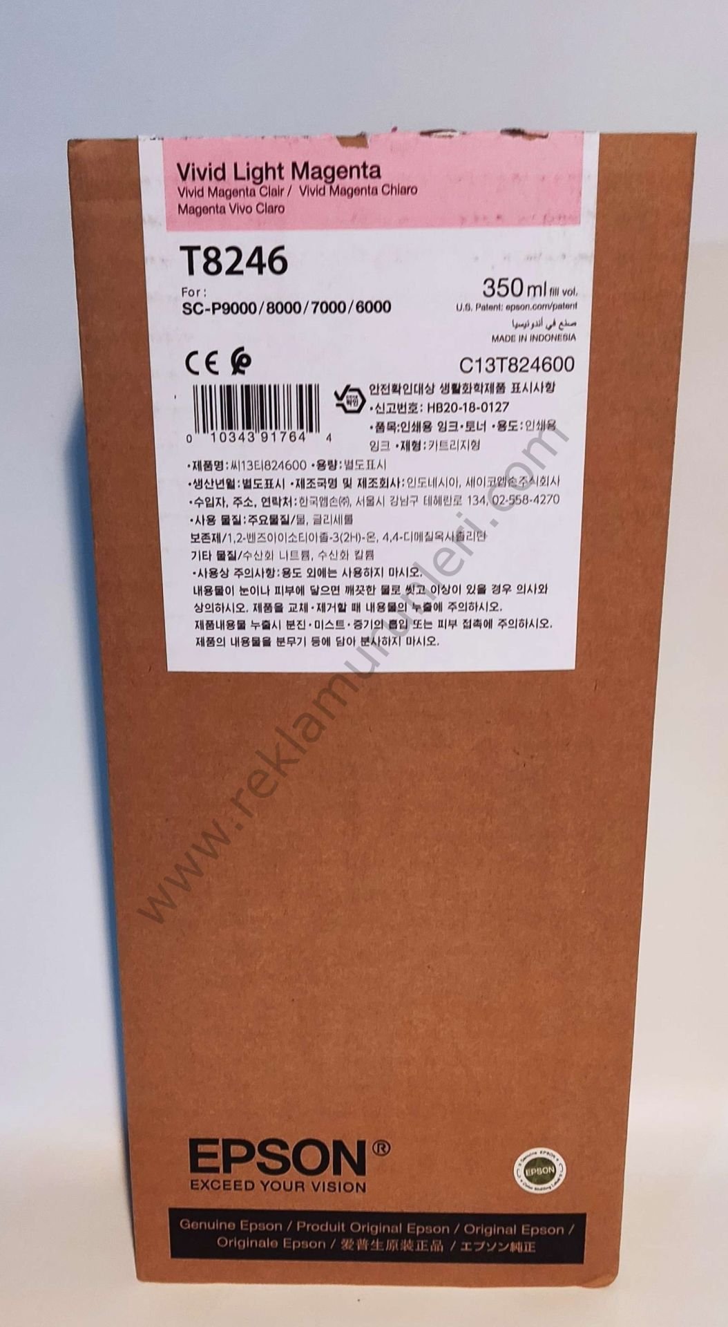 Epson T8246 Light Magenta 350ml Kartuş