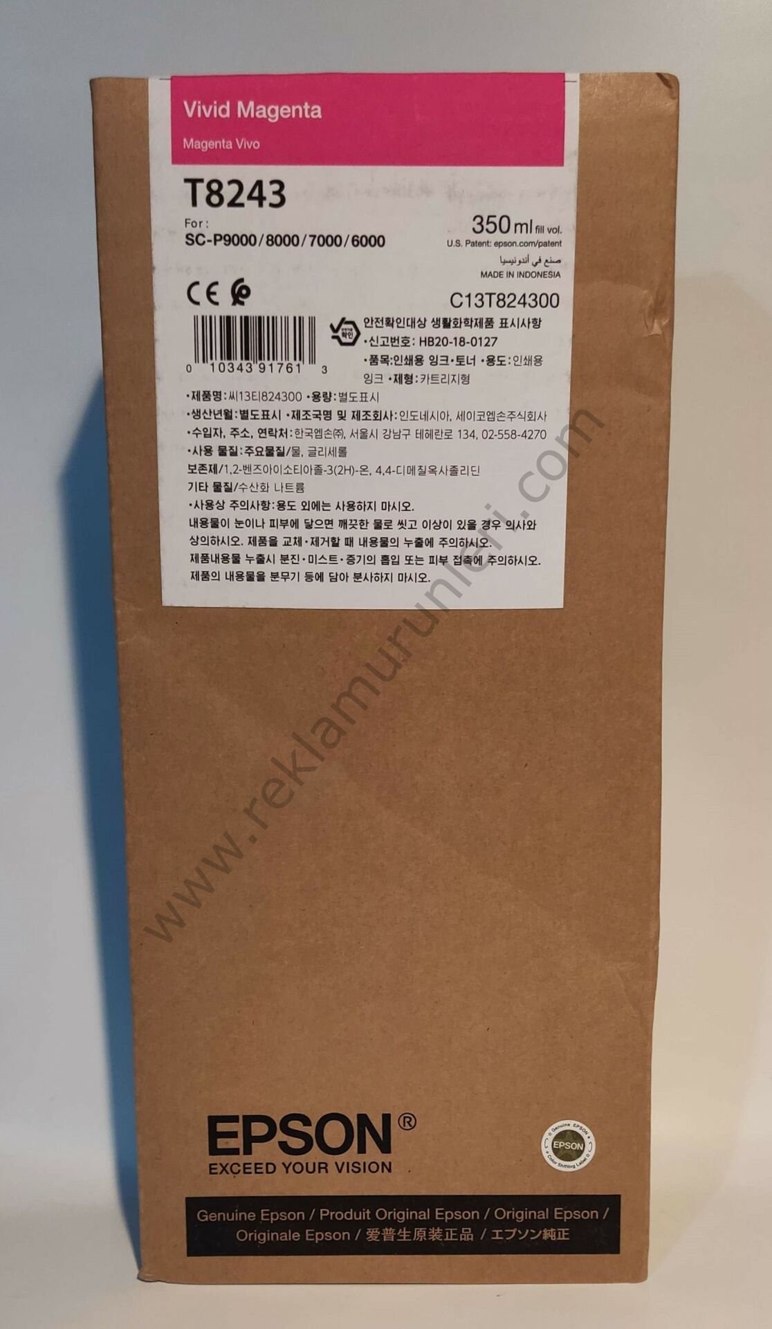 Epson T8243 Vivid Magenta 350ml Kartuş