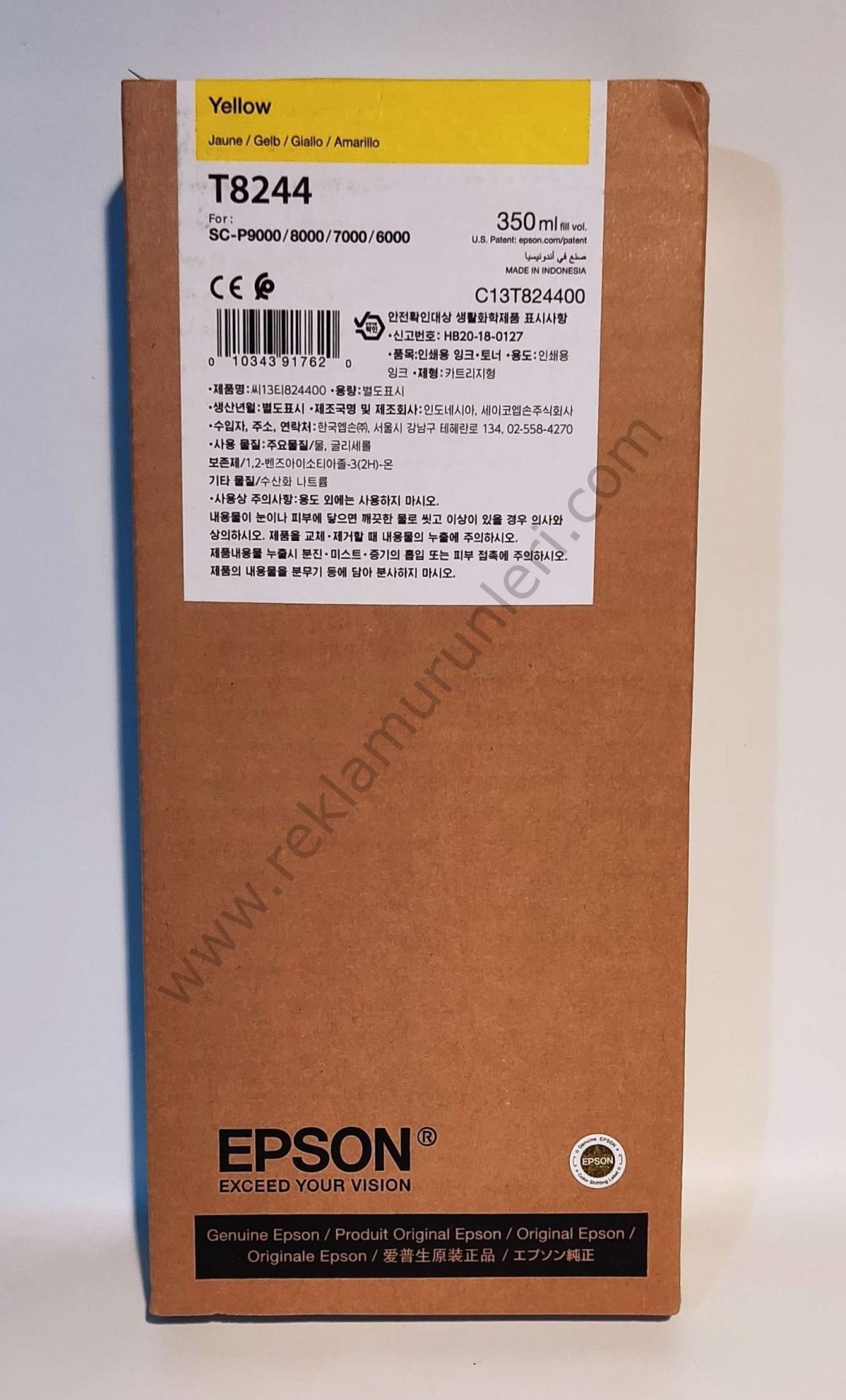 Epson T8244 Yellow 350ml Kartuş