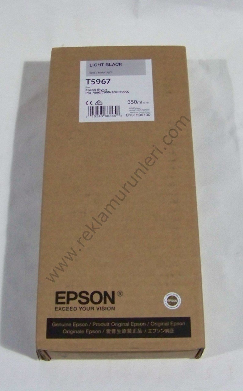 Epson T5967 Light Black 350ml Kartuş