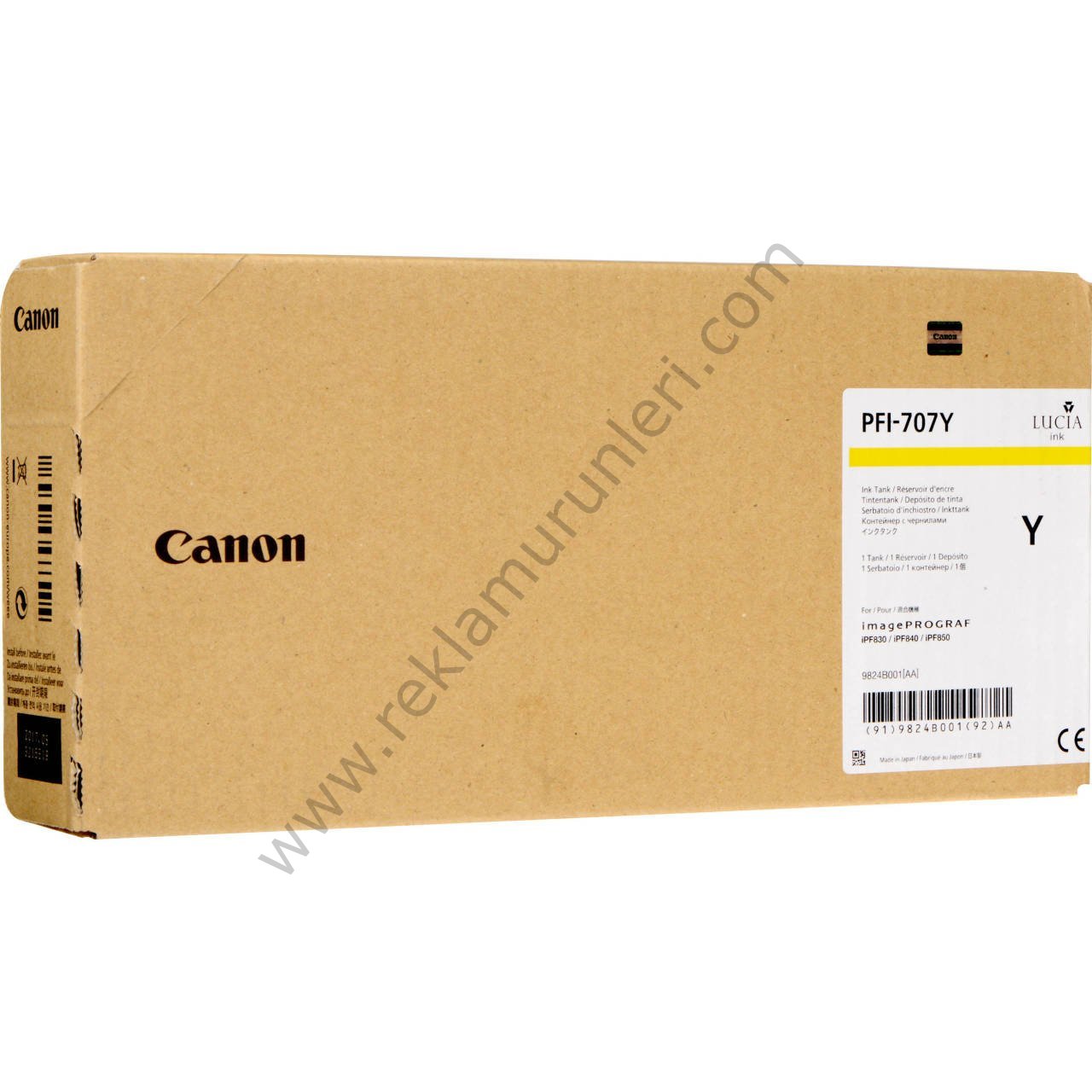 Canon PFI 707Y Yellow Kartuş 700ml