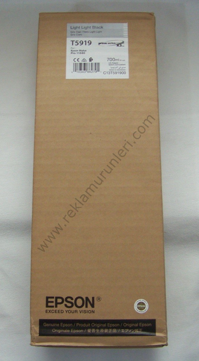 Epson T5919 Light-Light Black 700ml Kartuş