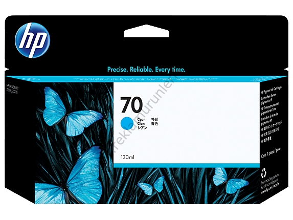 HP C9452A Cyan Kartuş 130ml