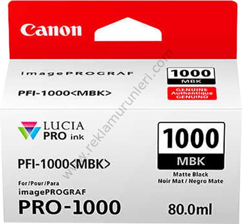 Canon Pfi-1000MBK Matte Black Kartuş 80ml