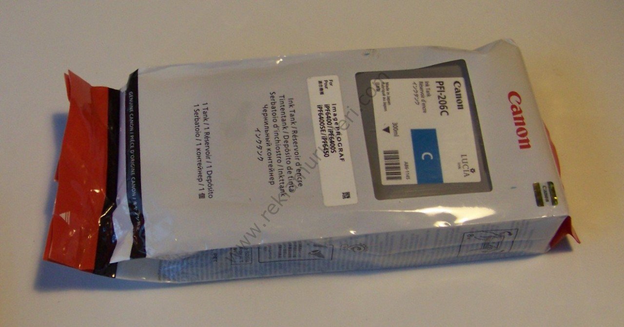 Canon Pfi-206C Cyan 300ml Kartuş