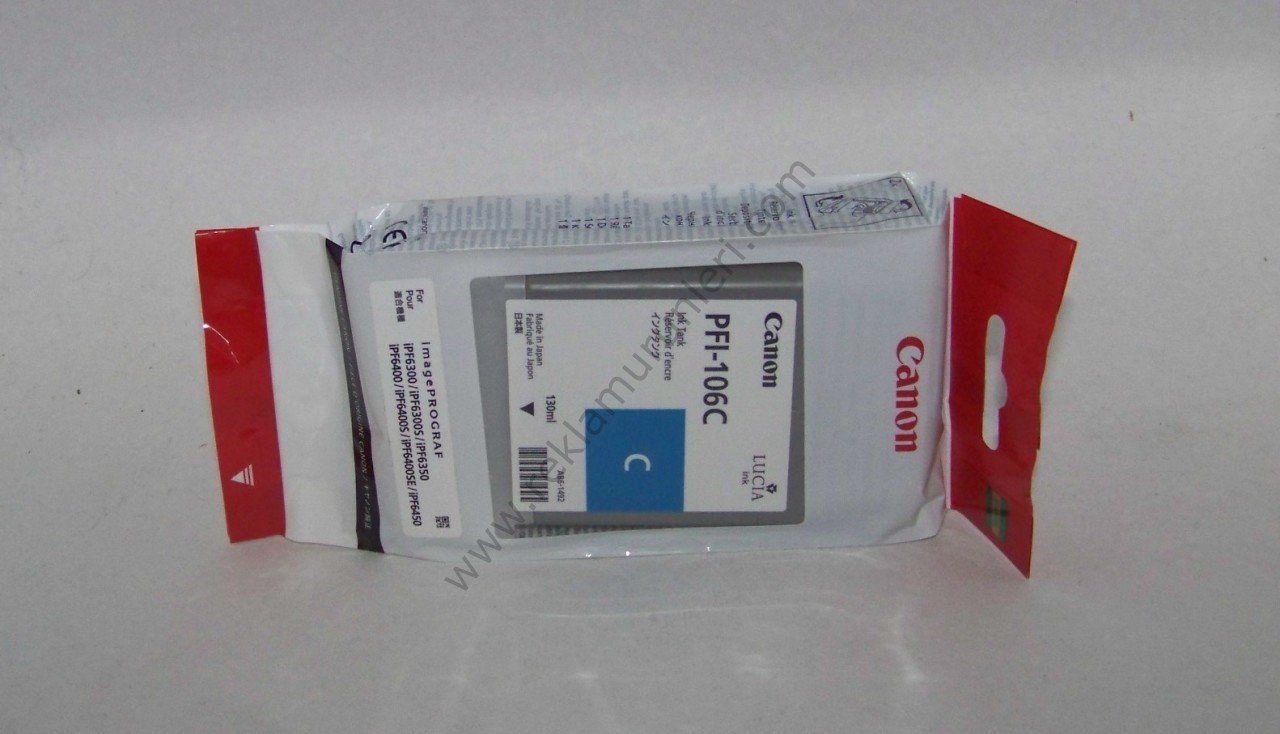 Canon Pfi-106C Cyan 130ml Kartuş