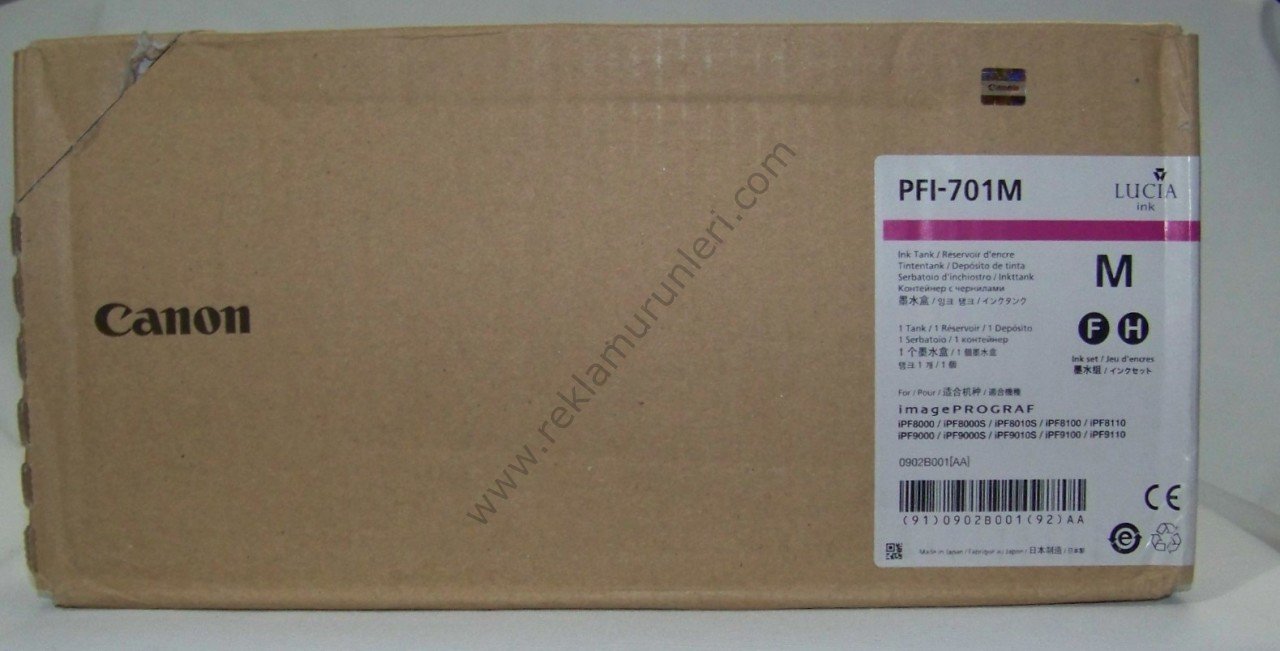 Canon PFI 701M Magenta Kartuş 700ml