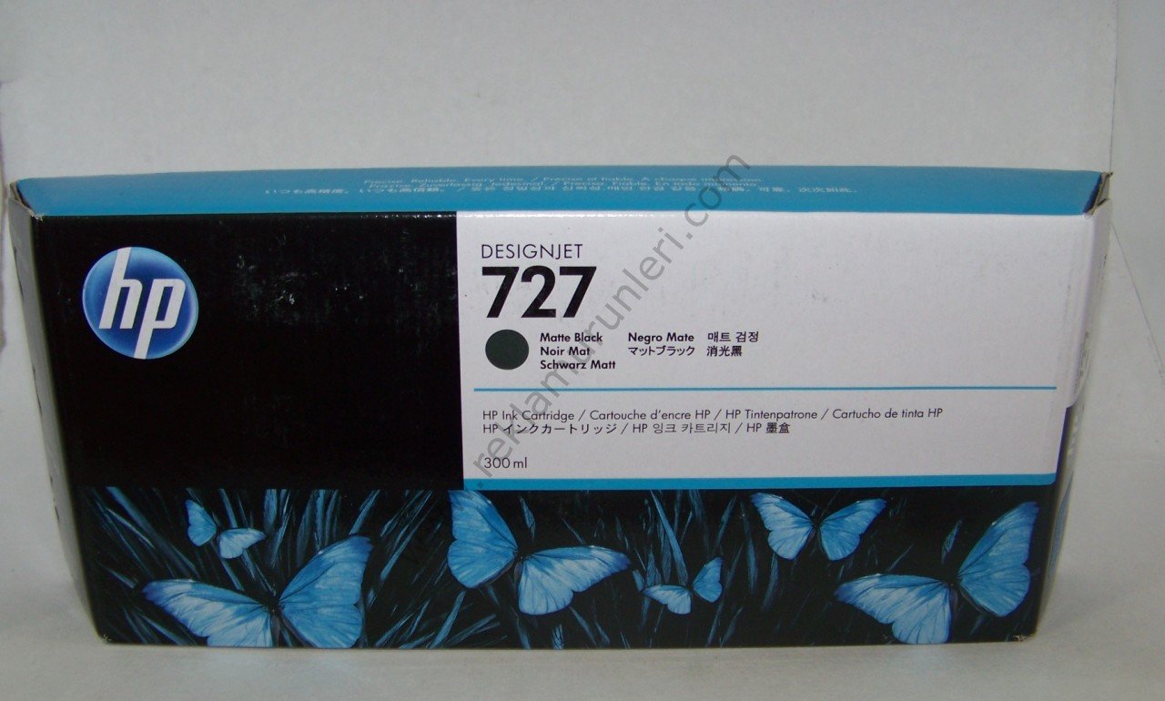 HP C1Q12A Matte Black Kartuş 300ml