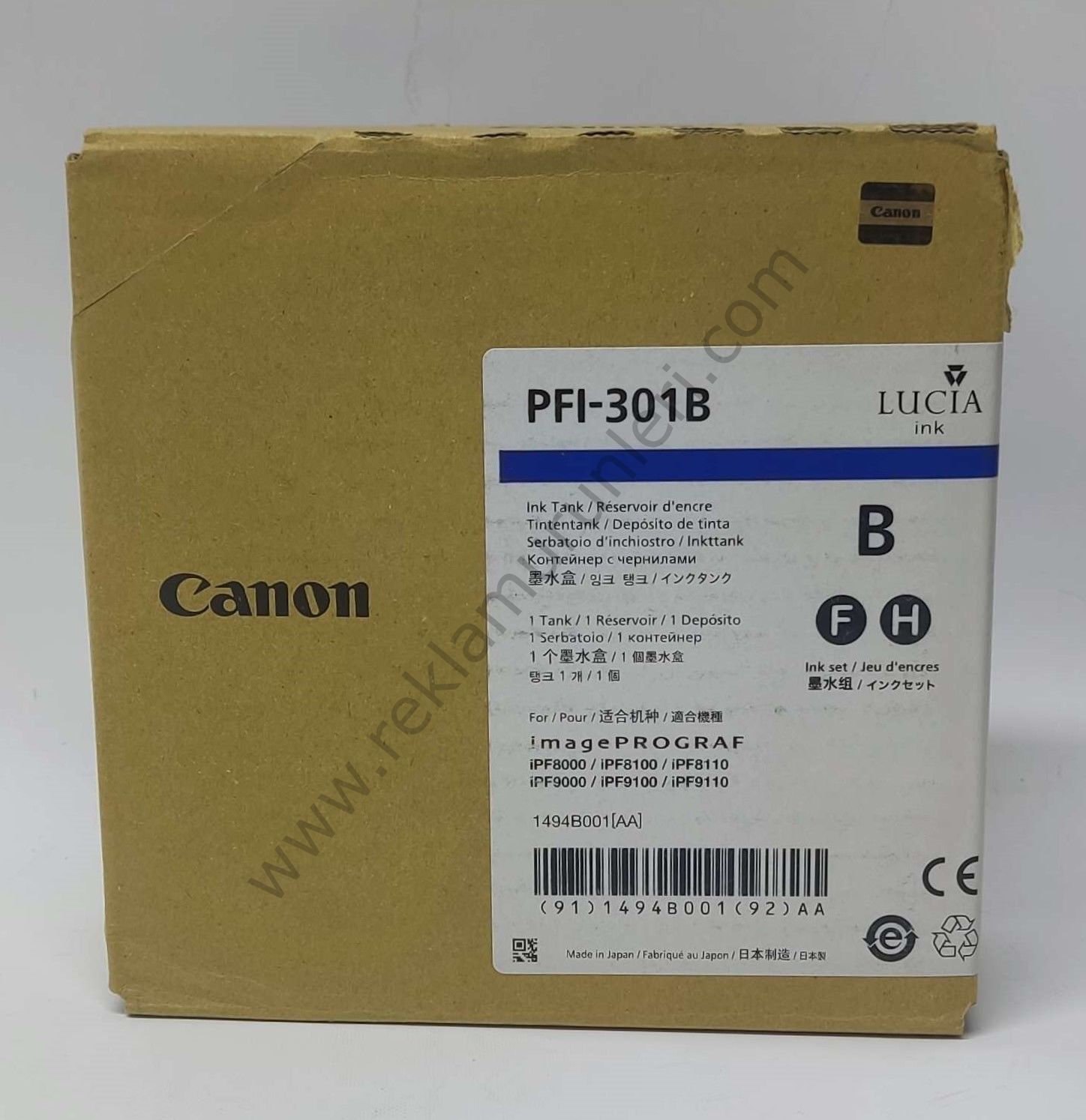 Canon PFI 301B Blue 330ml