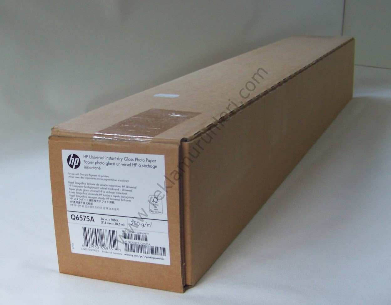 HP Q6575A Universal Instant-Dry Glossy Photo Paper 200gr (914mm x 30,5m)