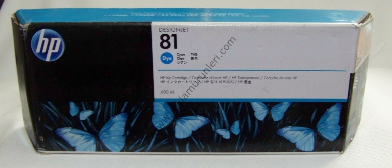 HP C4931A Cyan Kartuş 680ml