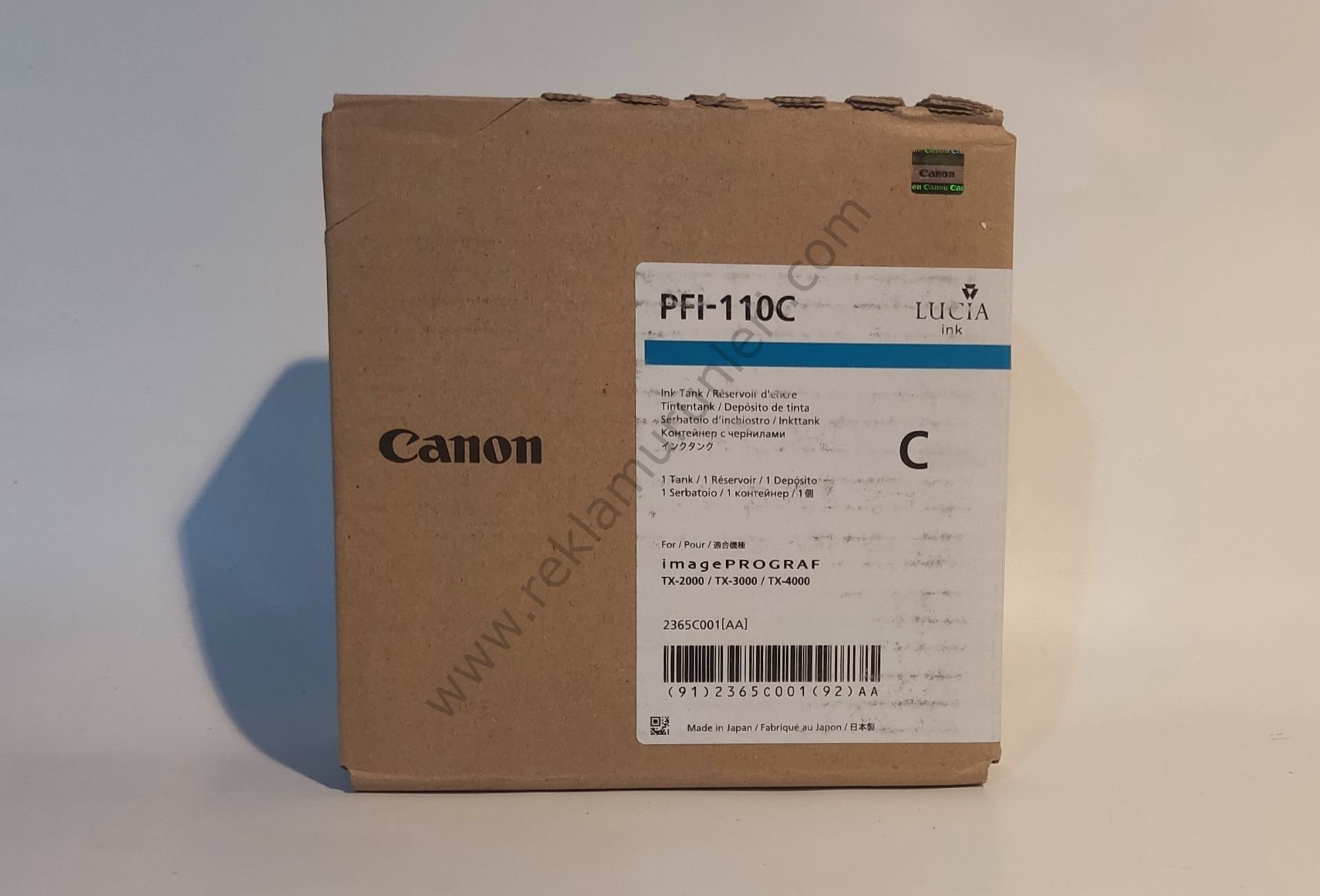 Canon PFI 110C Cyan Kartuş 160ml