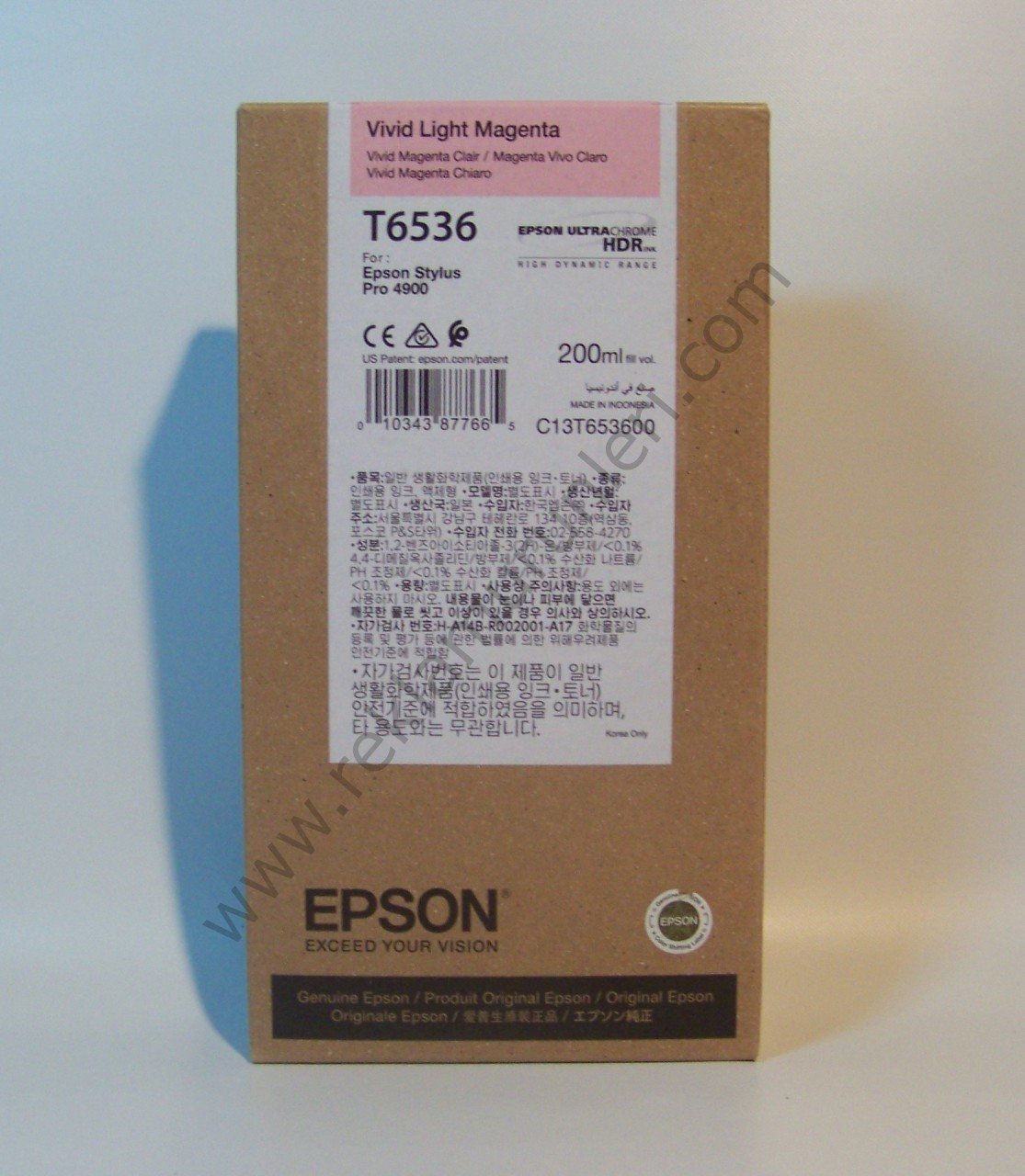Epson T6536 Vivid Light Magenta 200ml Kartuş