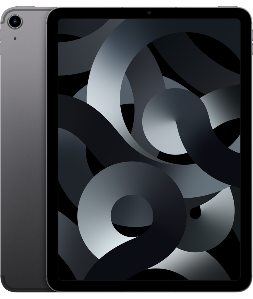 iPad Air (5.Nesil) 10.9 inç Wi-Fi + Cellular 256GB Uzay Grisi (MM713TU/A)