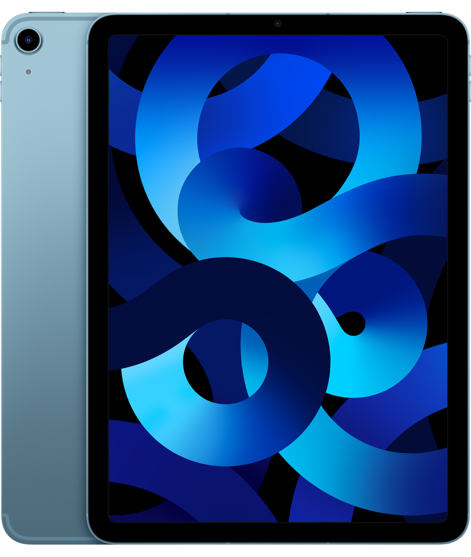iPad Air (5.Nesil) 10.9 inç Wi-Fi + Cellular 256GB Mavi (MM733TU/A)