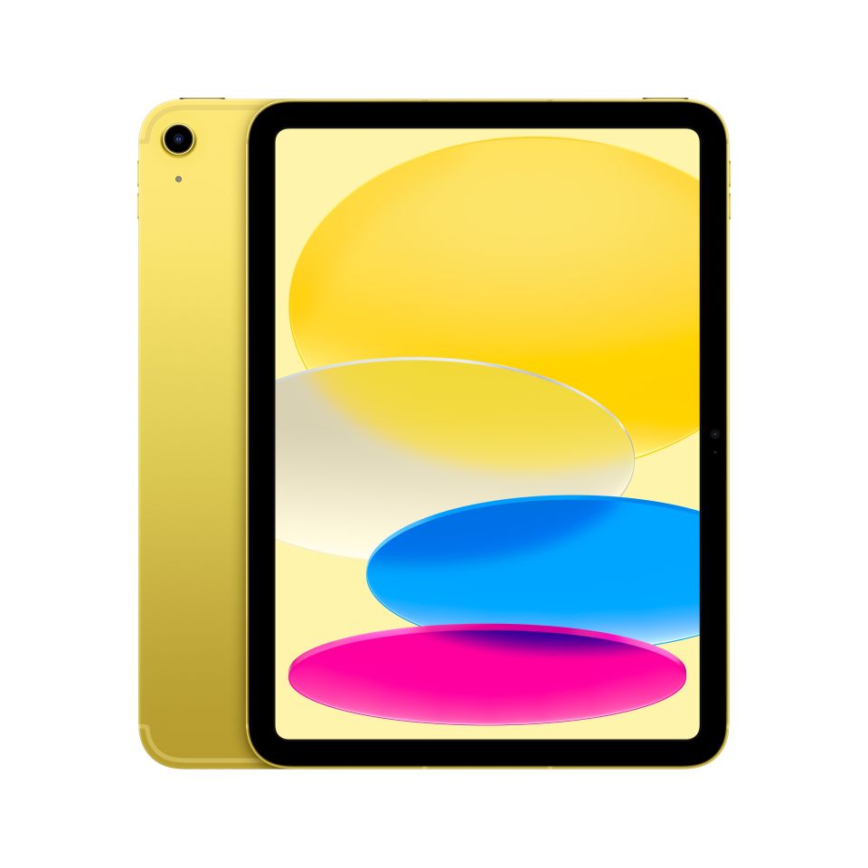 iPad 10. Nesil 10.9 inç Wi-Fi + Cellular 64GB Sarı (MQ6L3TU/A)