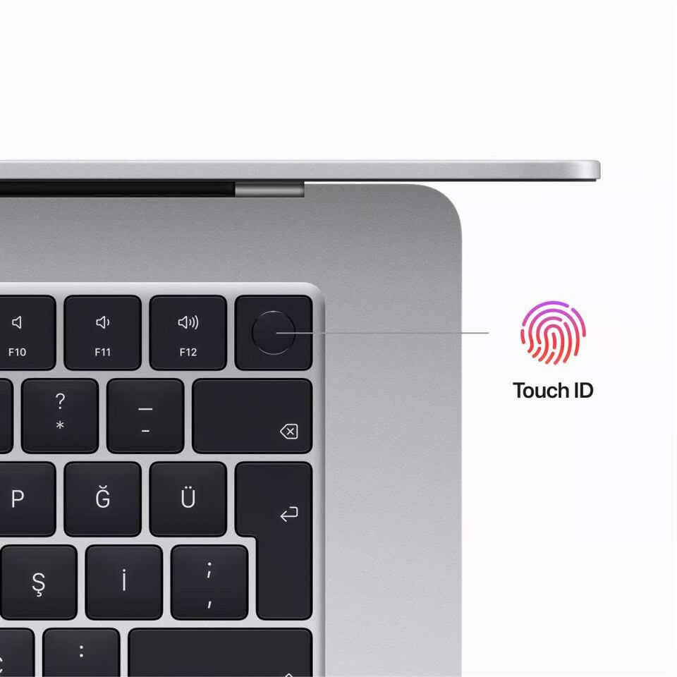 MacBook Air 15.3 inç M2 8C 10GPU 8 GB RAM 256 GB SSD Gümüş (MQKR3TU/A)