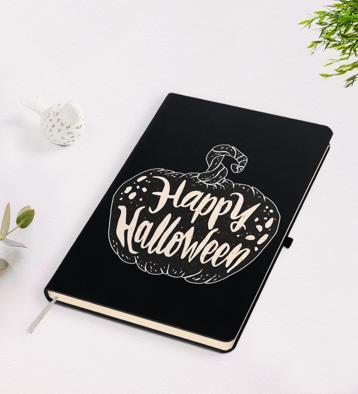 BK Gift Happy Halloween Tasarımlı Siyah Defter-9