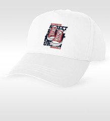Kişiye Özel Baskılı Beyaz Şapka - 13