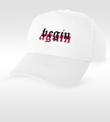 Kişiye Özel Baskılı Beyaz Spor Şapka - 31