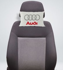 BK Gift Audi Tasarımlı Dikdörtgen Araç Koltuk Yastığı-2