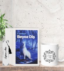 Kişiye Özel İsimli Kupa Bardak Kitap Ayracı ve Dünya Klasikleri Serisi (9 Kitap Takım) Hediye Seti