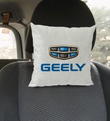 BK Gift Geely Tasarımlı Kare Araç Koltuk Yastığı-1