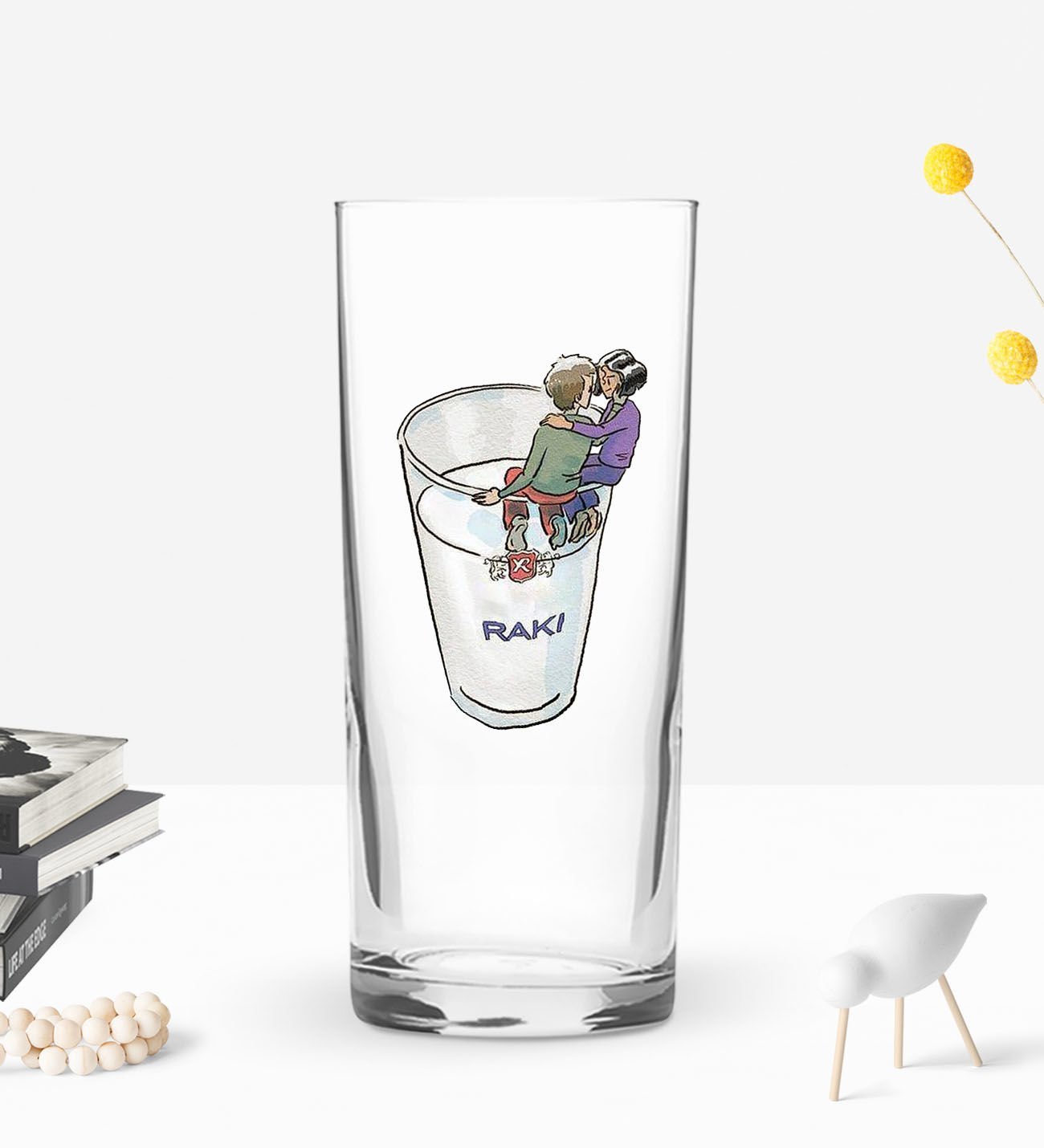 BK Gift Kişiye Özel İsimli DTF Eğlenceli Rakı Tasarımlı Rakı Bardağı-4, Arkadaşa Hediye, Sevgiliye Hediye