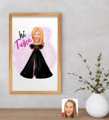 Bk Gift Kişiye Özel Barbie Karikatürlü Dekoratif Retro Ahşap Çerçeveli Tablo-3, Barbie Filmi, Barbie Hediyelik Eşya, Arkadaşa Hediye