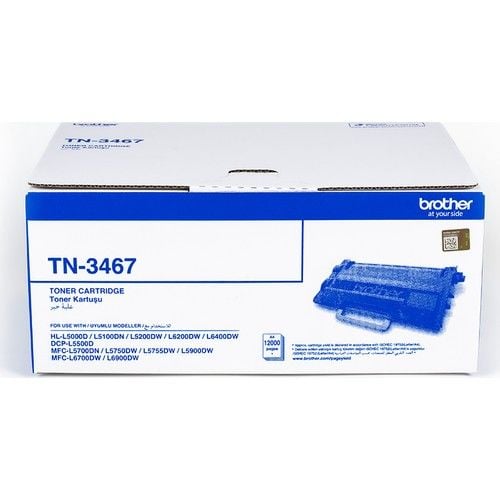 BROTHER TN-3467 Orijinal Siyah Toner (12000 Sayfa)