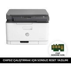 HP Color Laser 150A  150NW  Yazıcı Chipsiz Çalıştırmak için Reset Yazılımı