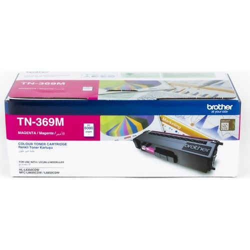 BROTHER TN-369M Orijinal Kırmızı Toner (6000 Sayfa)