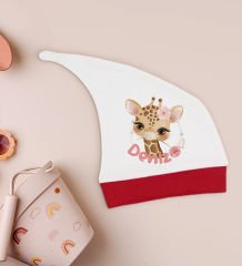 BK Kids Kişiye Özel Bebek Kıyafeti, Bebek Giyim Hediyesi, Tulum Zıbın ve Kukuletalı Şapka Seti-5