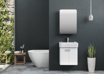 Orka Orbit  55 Banyo Dolabı Beyaz