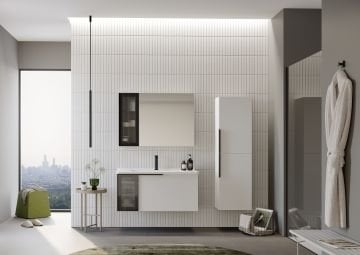 Orka Pure 80 Banyo Dolabı Beyaz (Boy Dolabı Hariçtir)