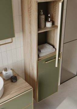 Orka Salerno 95 Banyo Dolabı Legnano / Mat Beyaz ( Boy Dolabı Hariçtir )