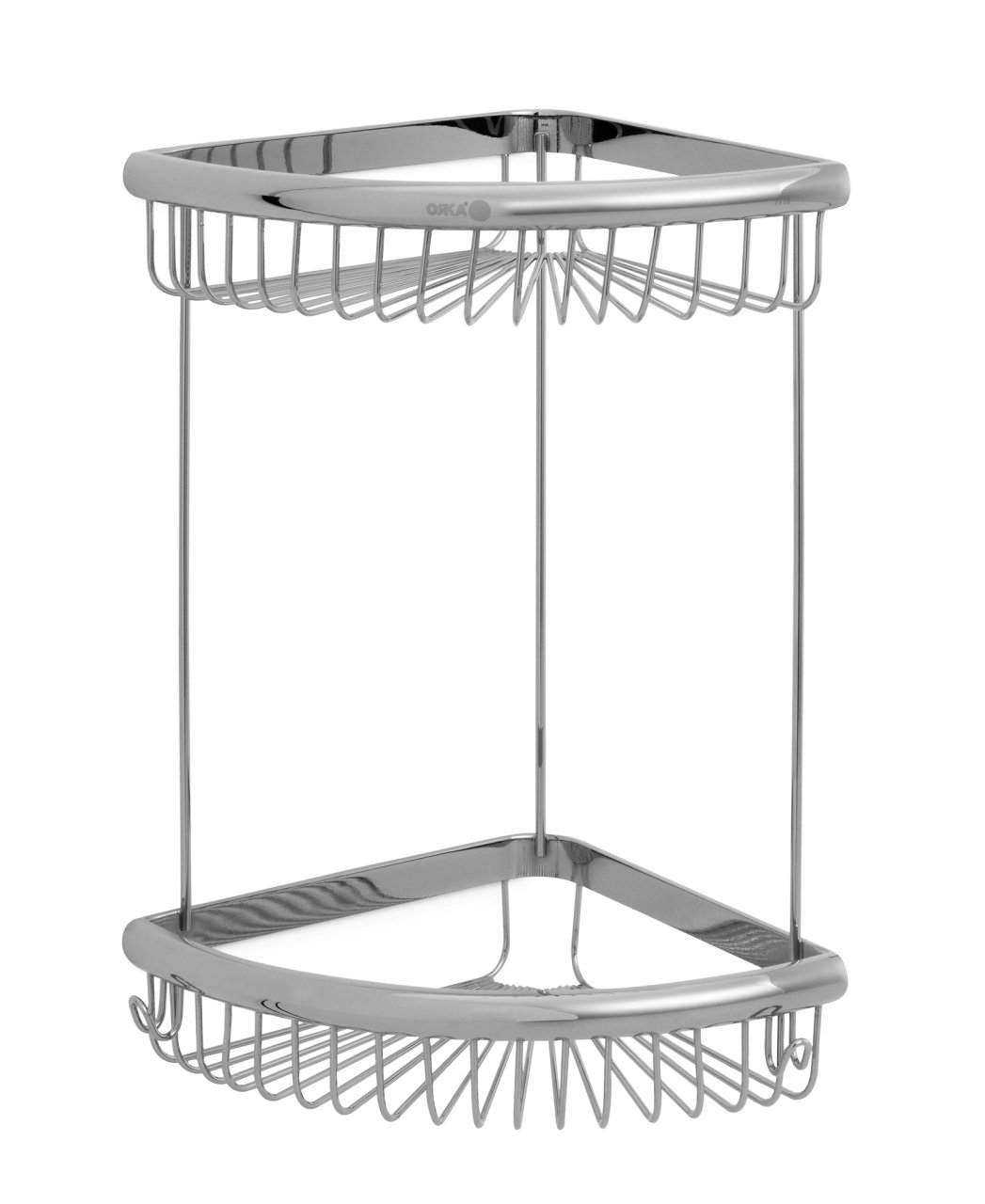 Orka Topkapı İkili Köşe Oval Süngerlik TP 90113-1 Krom